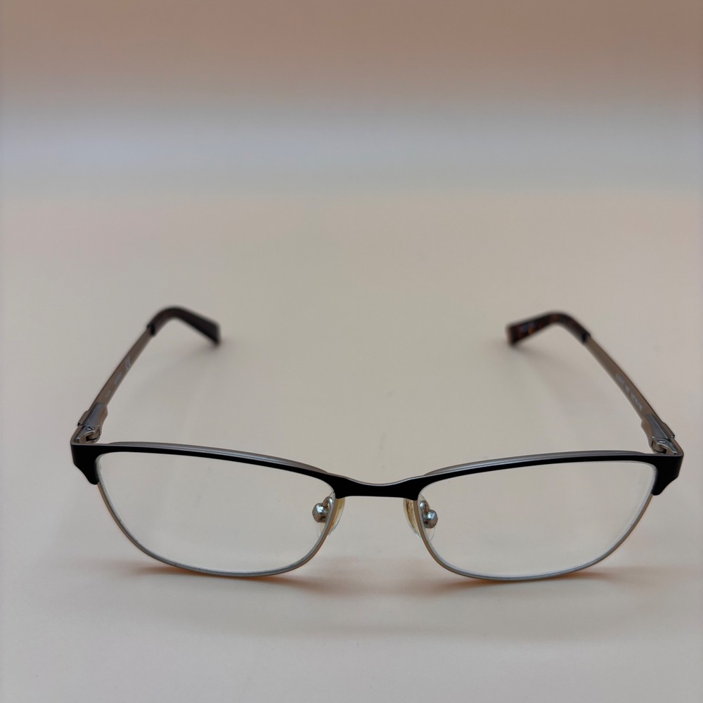 Guess GU2512 005 Eyeglasses Charcoal Grey Metal Tortoise Rectangular Frames 52mm